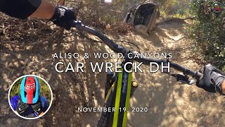 MTB Riding Aliso Wood Canyons - Car Wreck, Nov...