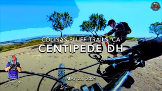 MTB Riding Centipede at Colinas Bluff Trails,...