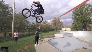 High Jump Contest At The BMX Jam!