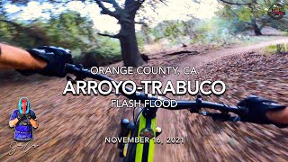 MTB Riding Flash Flood at Arroyo-Trabuco...