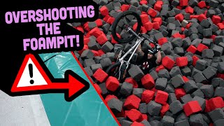 Sending It Far In The Foam Pit : Group Ride At...