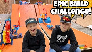 24 Hour Scooter Ramp Build Challenge!! *Cliff...