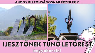 Ijesztőnek tűnő letörés ugratás...