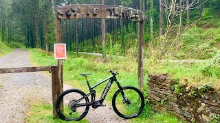 I CHECKED OUT A VERY WET CARDINHAM WOODS MTB...