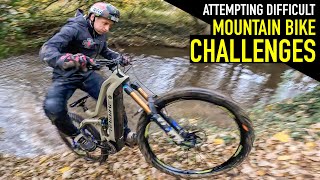 MTB CHALLENGES WITH MY DAD!