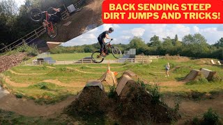 Dirt jumping and sending tricks at a new spot!