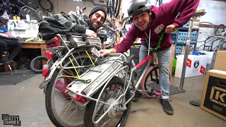 We Swapped An Electric Motor On To A BMX Bike!