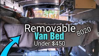 Removable Platform Bed | MTB VAN BUILD | AWD...