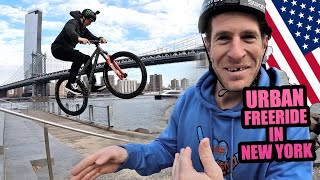 SHREDDING URBAN MTB FREERIDE SPOTS IN NEW YORK!