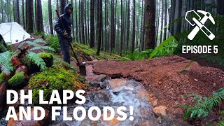 BATTLING RAINSTORMS & RIDING SICK...
