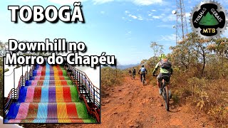 TOBOGÃ, Trilha de DH no Morro do Chapéu em...