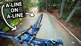 Riding A-Line on My Old 50lb Norco A-line!