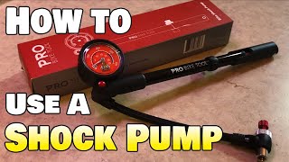 How to use a shock pump for MTB air suspension...