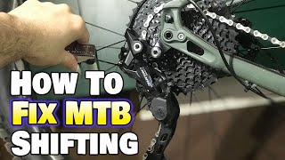 How To Fix MTB Shifting | Adjust Rear...