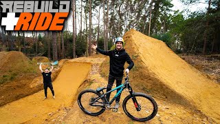 RESTORING THE DIRT JUMPS TO THEIR FORMER...