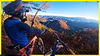 Descending 2600ft with the Singletrack Sampler!