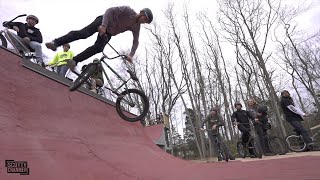 We Got To Break In An Epic Backyard BMX Ramp!