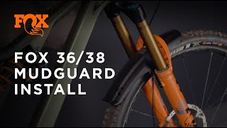 How To Install the FOX 36/38 Mudguard | FOX