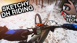 SKETCHY MTB DOWNHILL BIKE PARK RIDING &...