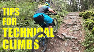 How to Ride TECHNICAL CLIMBS: 4 Tips to help...