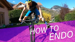 How to ENDO on a mountain bike! Easiest MTB...