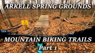 Arkell Spring Grounds mountain biking - Fall...