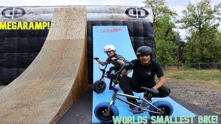 MINI BMX VS MEGARAMP!