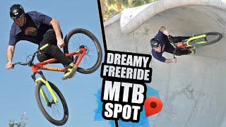 DREAMY FREERIDE MTB SPOT - THIS SKATEPARK IS...