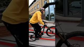 TRIALS LINE ON A DOWNHILL BIKE!?!?