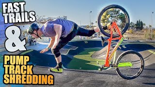 FAST MTB ENDURO JUMP TRAILS AND PUMP TRACK...