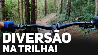 DIVERSÃO EM UMA TRILHA DE MTB? EU TE MOSTRO ...