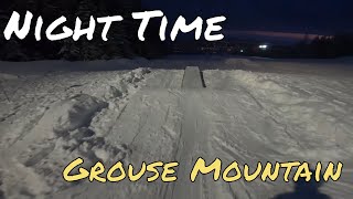 Night Skiing On Grouse