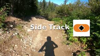 Riding a not so popular trail in whistler bike...