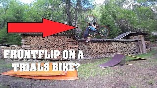 My first ever landed FRONTFLIP on a TRIALS Bike