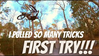 I pulled (almost) all my tricks FIRST TRY!!!