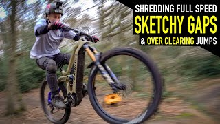 OVER CLEARING JUMPS AND SENDING GAPS AT FULL...