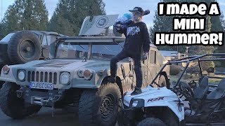 I Made A Mini Military Hummer!! Ultimate...