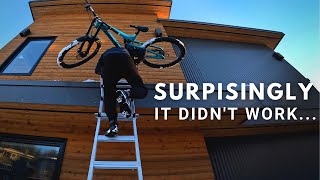 Attempting to Jump my Mountain Bike off the Roof