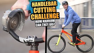 CRAZY MTB HANDLEBAR CUTTING CHALLENGE - HOW...