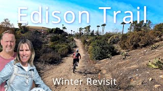 Edison Trail - Winter Revisit - Mountain Biking 4K