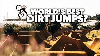Filming in MTB Dirt Jump Heaven La Poma |...