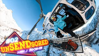 unSENDsored #02 - HELI SKIING