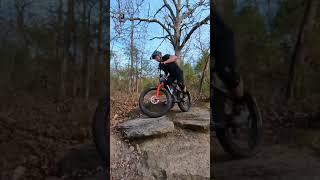 Very Tricky Fatbike Line on some Rocks