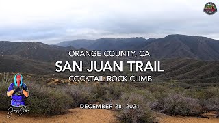 MTB Riding San Juan Trail Up To Cocktail Rock,...