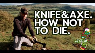  Bushcraft UK - Knife and Axe Saftey. We all...