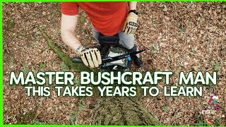 Master Bushcraftman : Making a Walking stick...