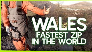 Wales : Snowdonia - the worlds fastest zip...