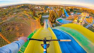MTB RIDING DOWN WATERPARK IN PORTUGAL