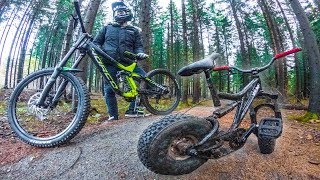 3000$ MTB VS 300$ MINI MTB BIKE -...