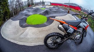 DIRT BIKE VS BMX RACE TRACK!